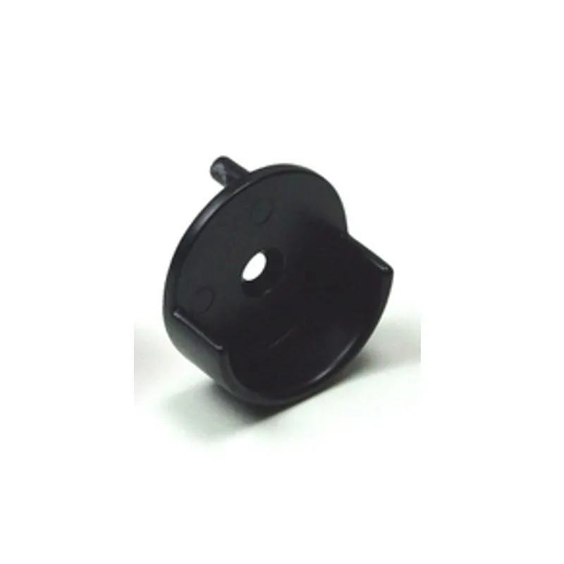 32mm Pinned Single Open Flange for 1 5-16 Diameter Rod, Matte Black