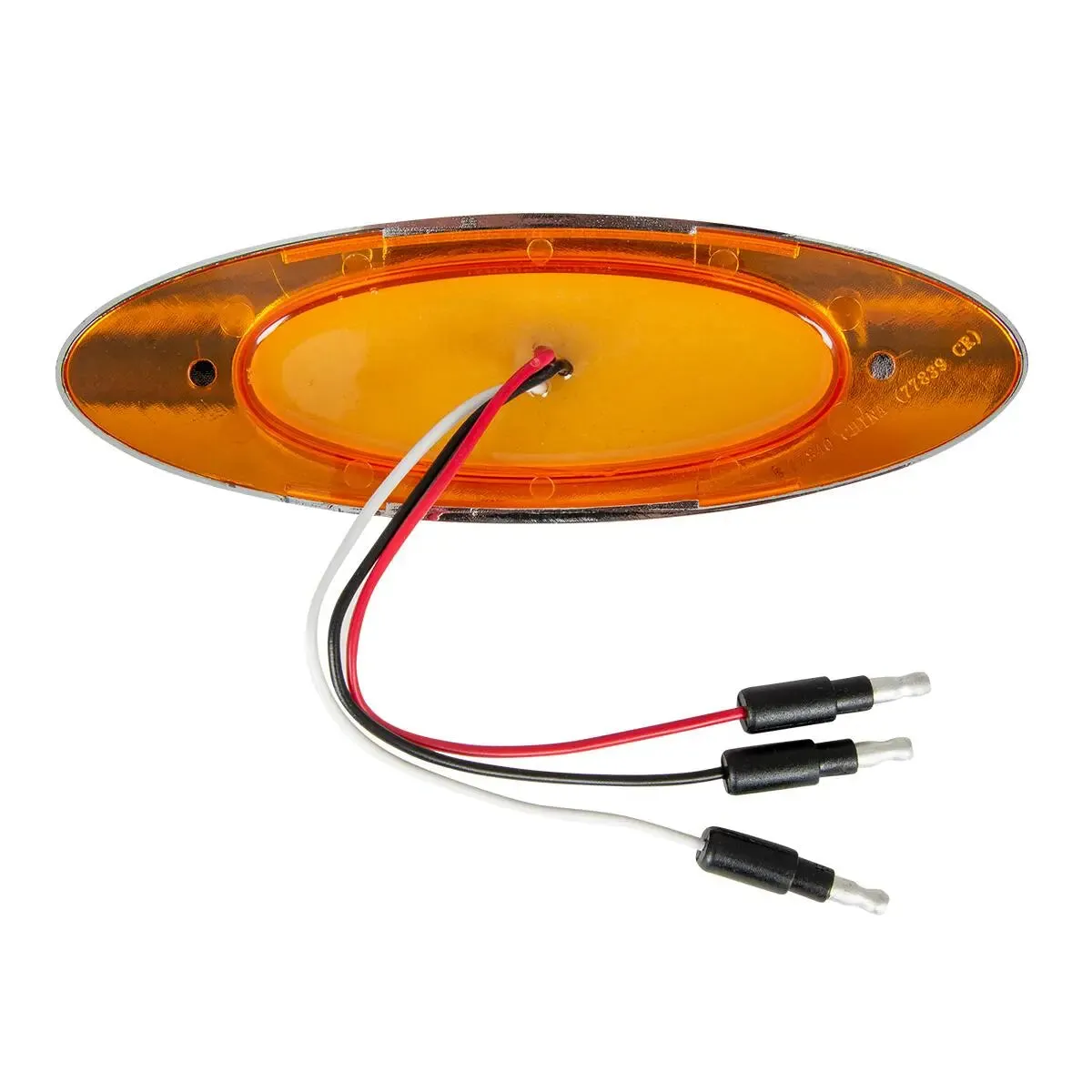 77837 ULTRA THIN SPYDER Y2K RED/RED 7 LED LIGHT W/VISOR, HIGH/LOW