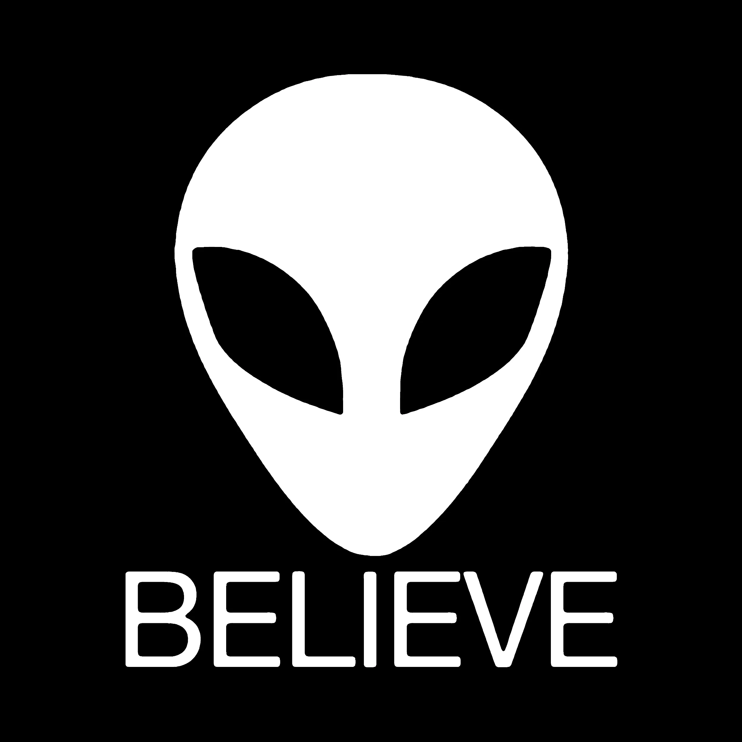 Alien Gray Believe Classic Tee