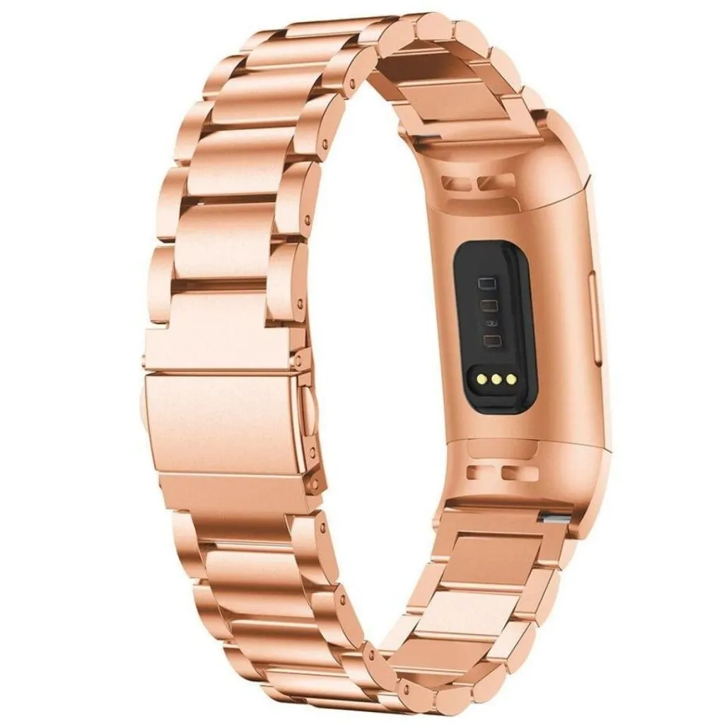 Alke Stainless Steel Fitbit Charge 3 & 4 Band