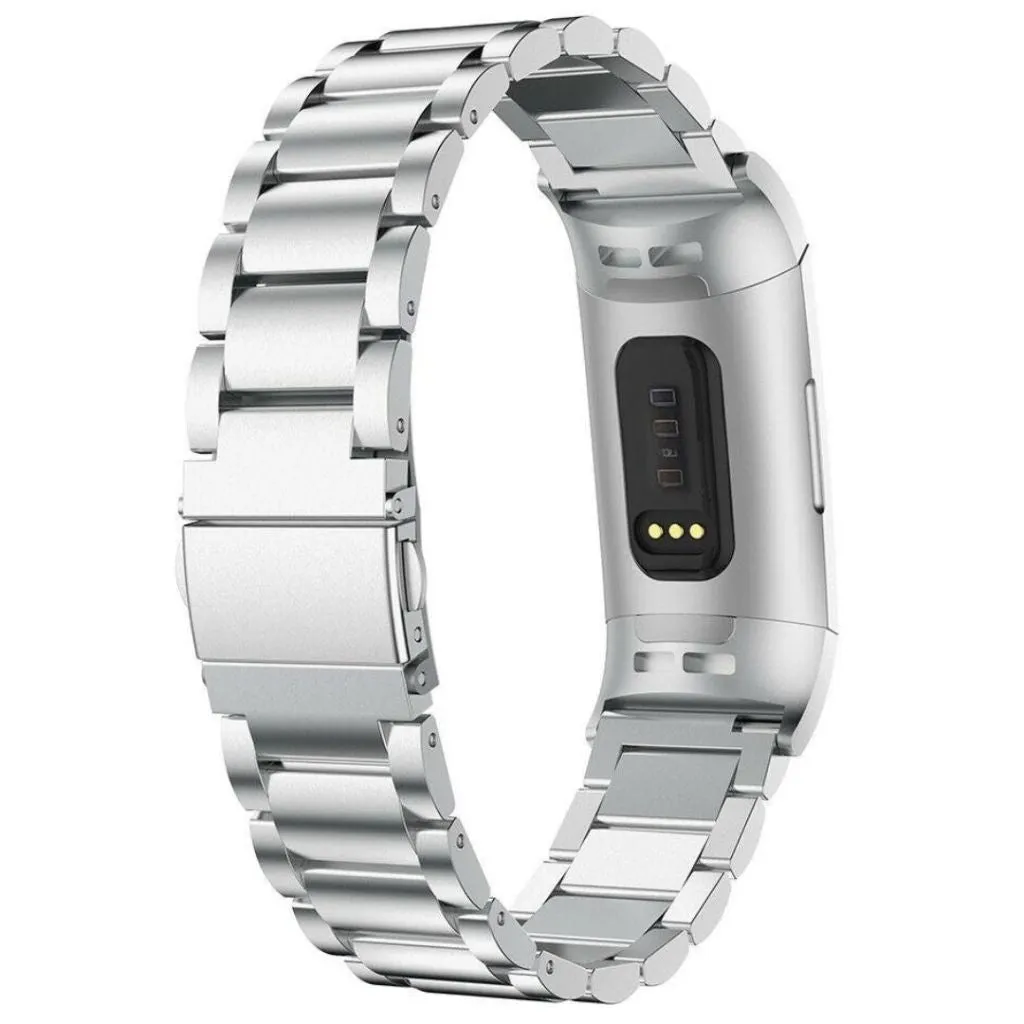 Alke Stainless Steel Fitbit Charge 3 & 4 Band