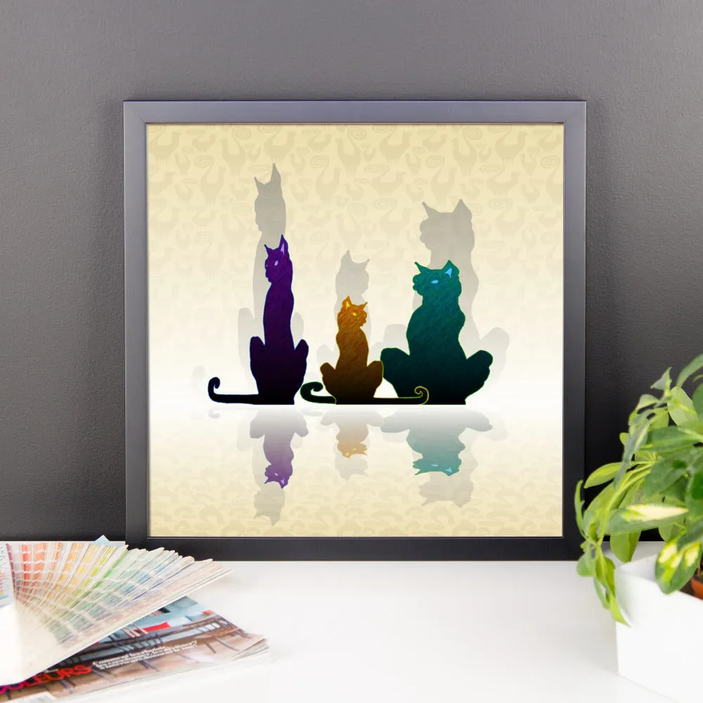 ALLEY CATS Framed poster
