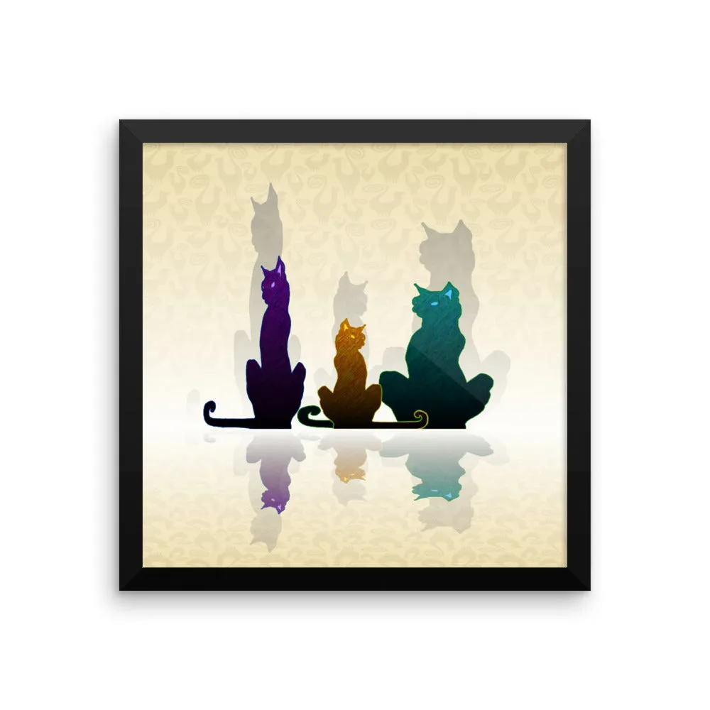 ALLEY CATS Framed poster