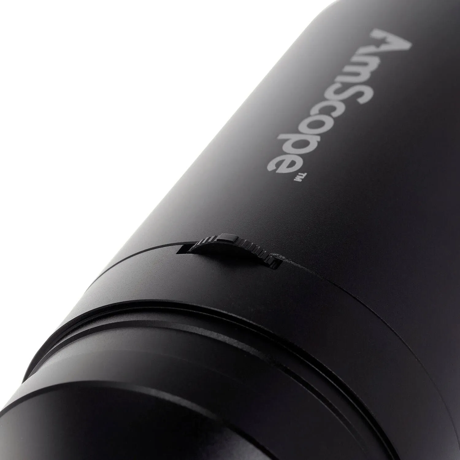 AmScope DM756 Series 1080p HDMI All-in-One Digital Microscope 0.7X-5.6X Magnification with Zoom Optics on Double-Arm Boom-Stand