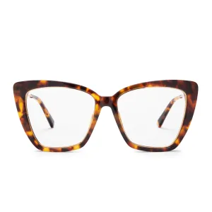 BECKY IV - AMBER TORTOISE   BLUE LIGHT TECHNOLOGY GLASSES