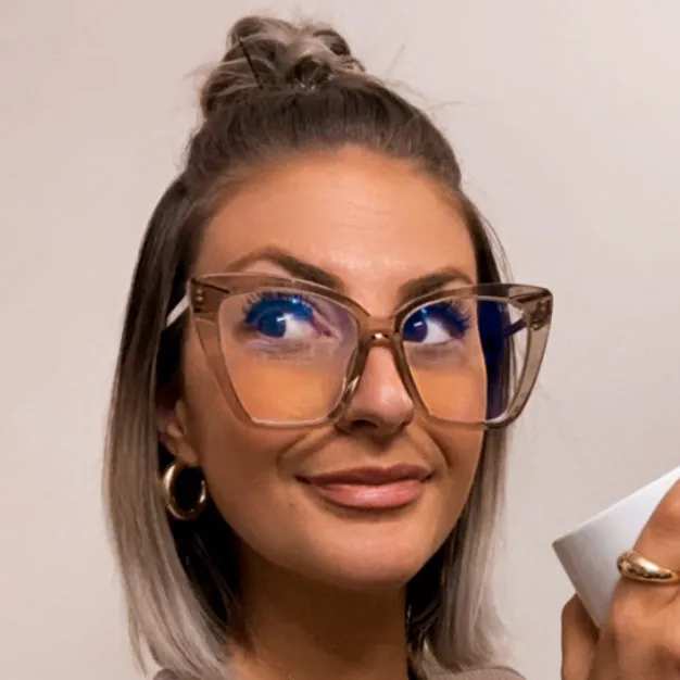 BECKY IV - AMBER TORTOISE   BLUE LIGHT TECHNOLOGY GLASSES