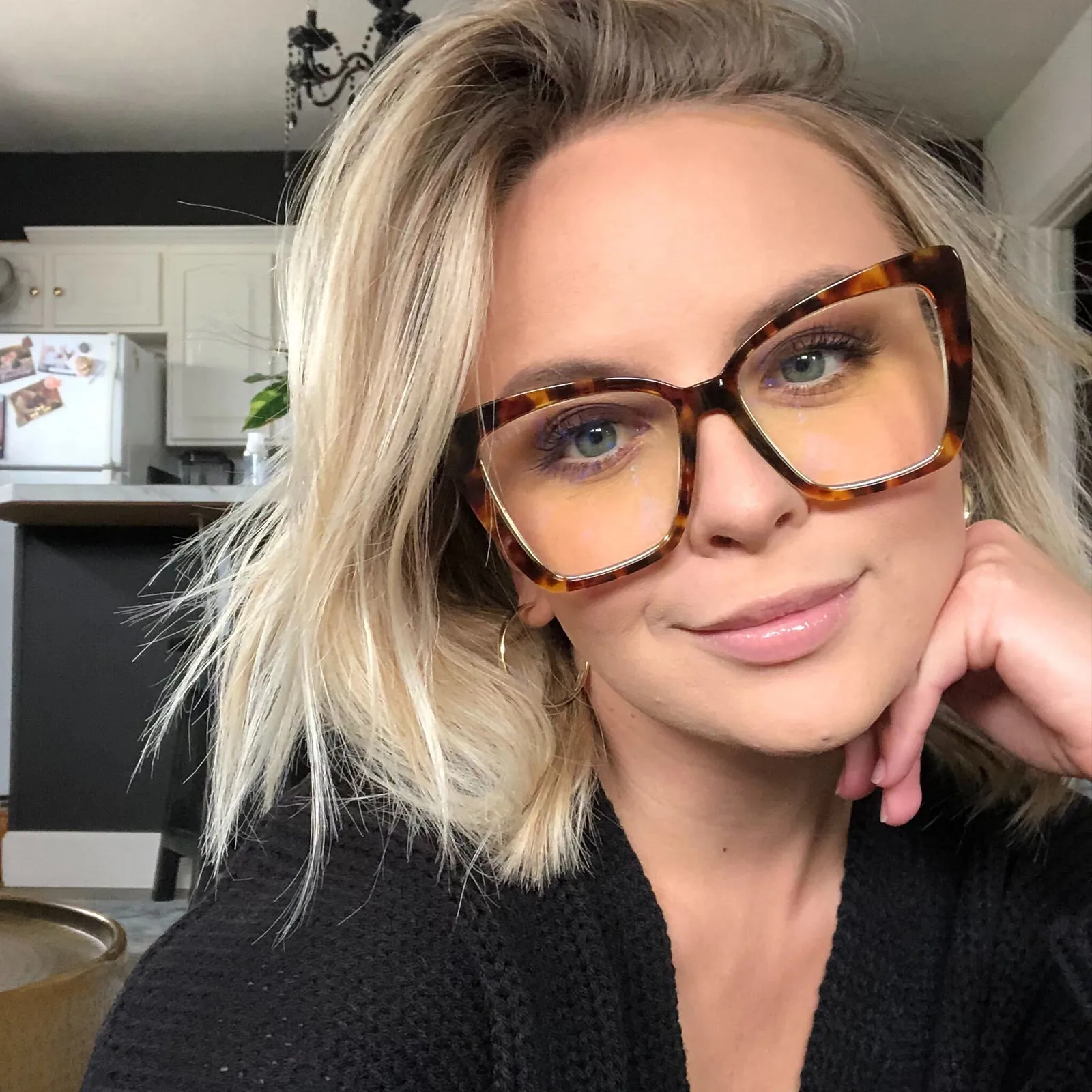 BECKY IV - AMBER TORTOISE   BLUE LIGHT TECHNOLOGY GLASSES