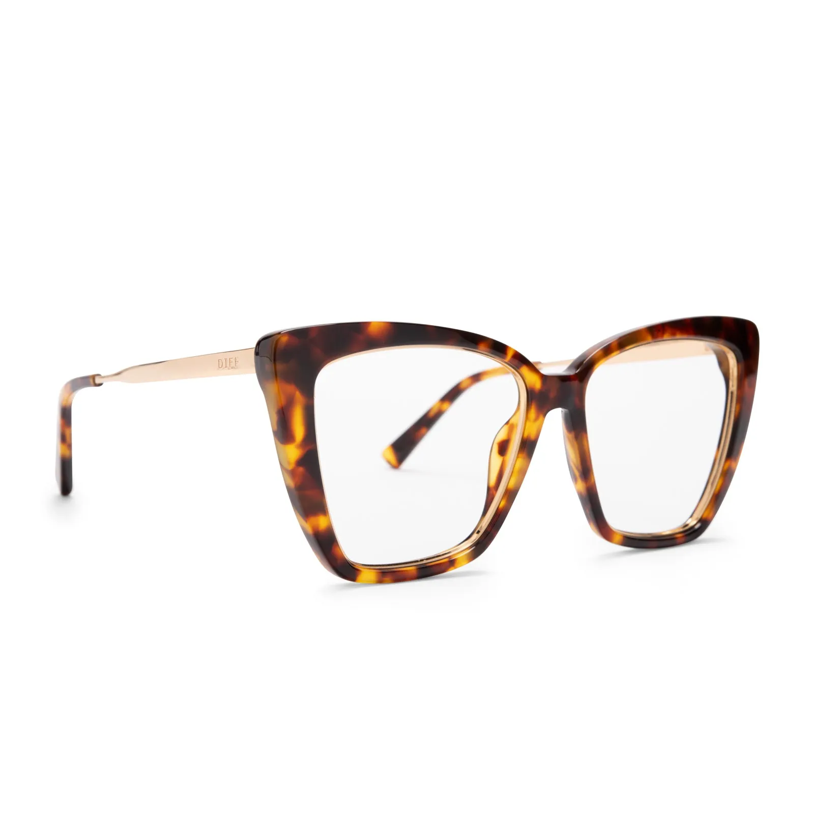 BECKY IV - AMBER TORTOISE   BLUE LIGHT TECHNOLOGY GLASSES