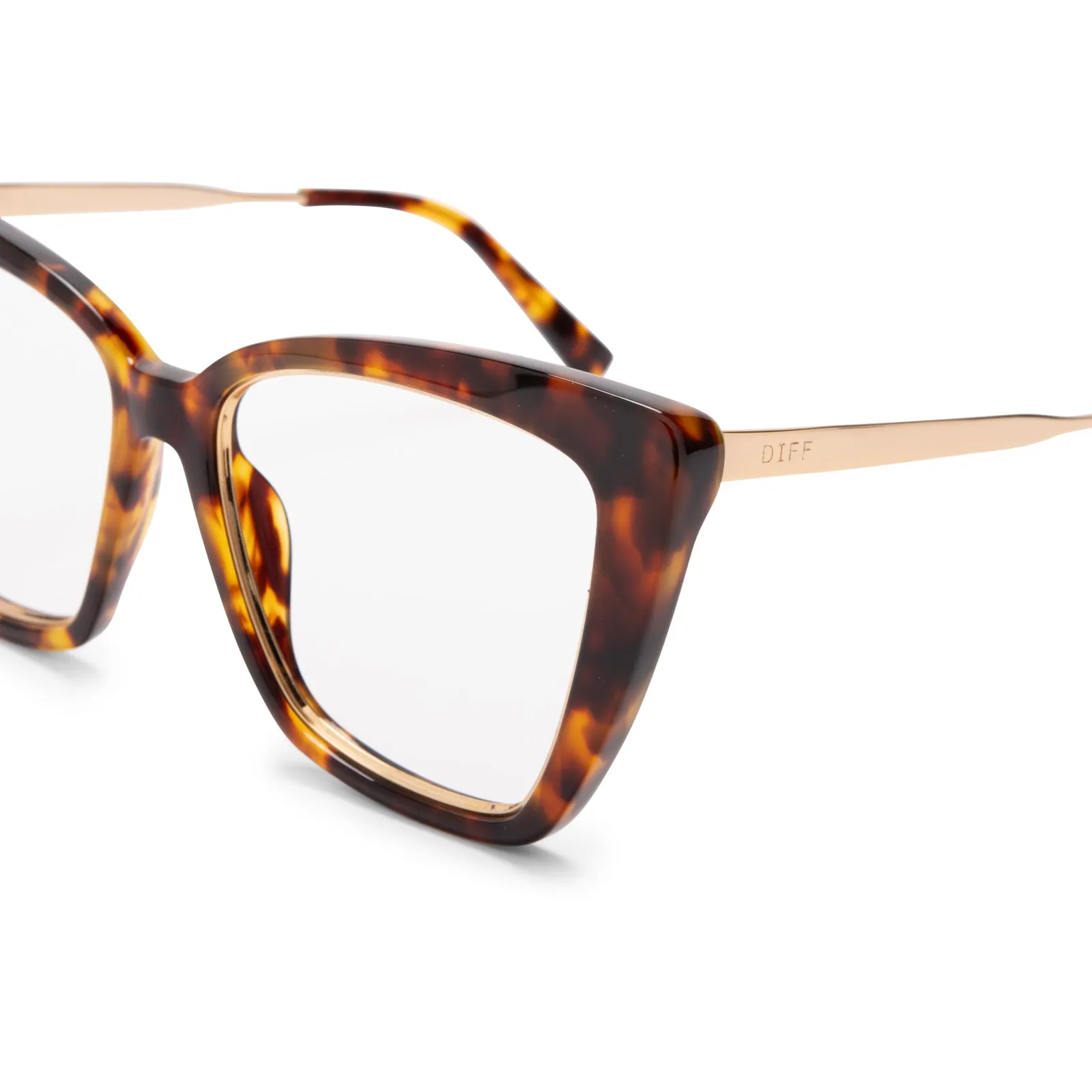 BECKY IV - AMBER TORTOISE   BLUE LIGHT TECHNOLOGY GLASSES