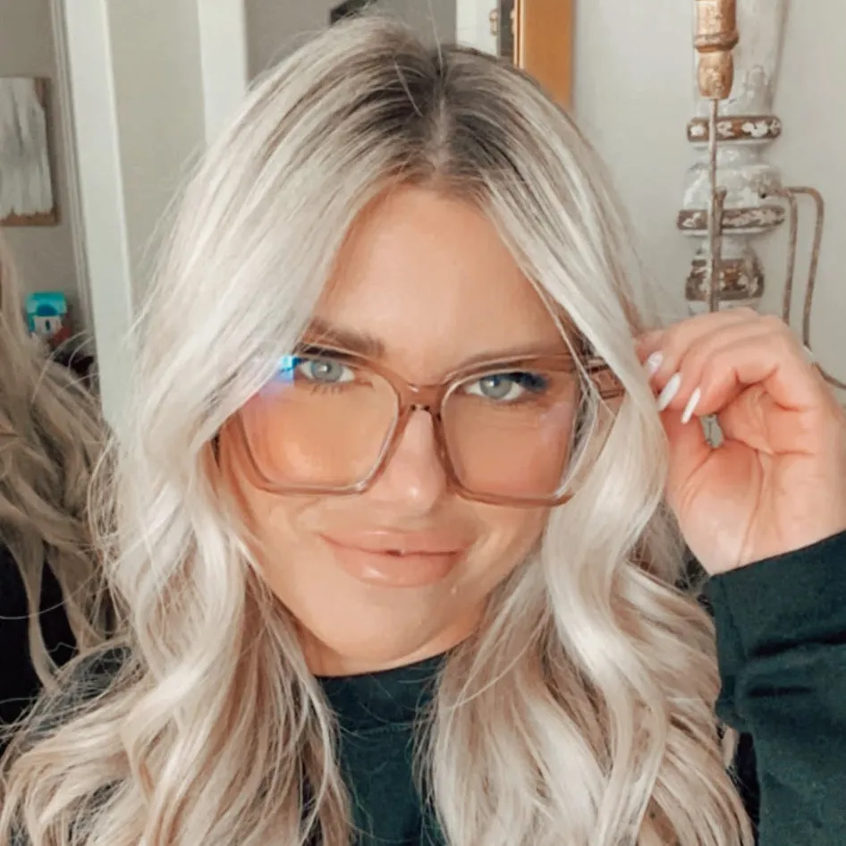 BECKY IV - AMBER TORTOISE   BLUE LIGHT TECHNOLOGY GLASSES