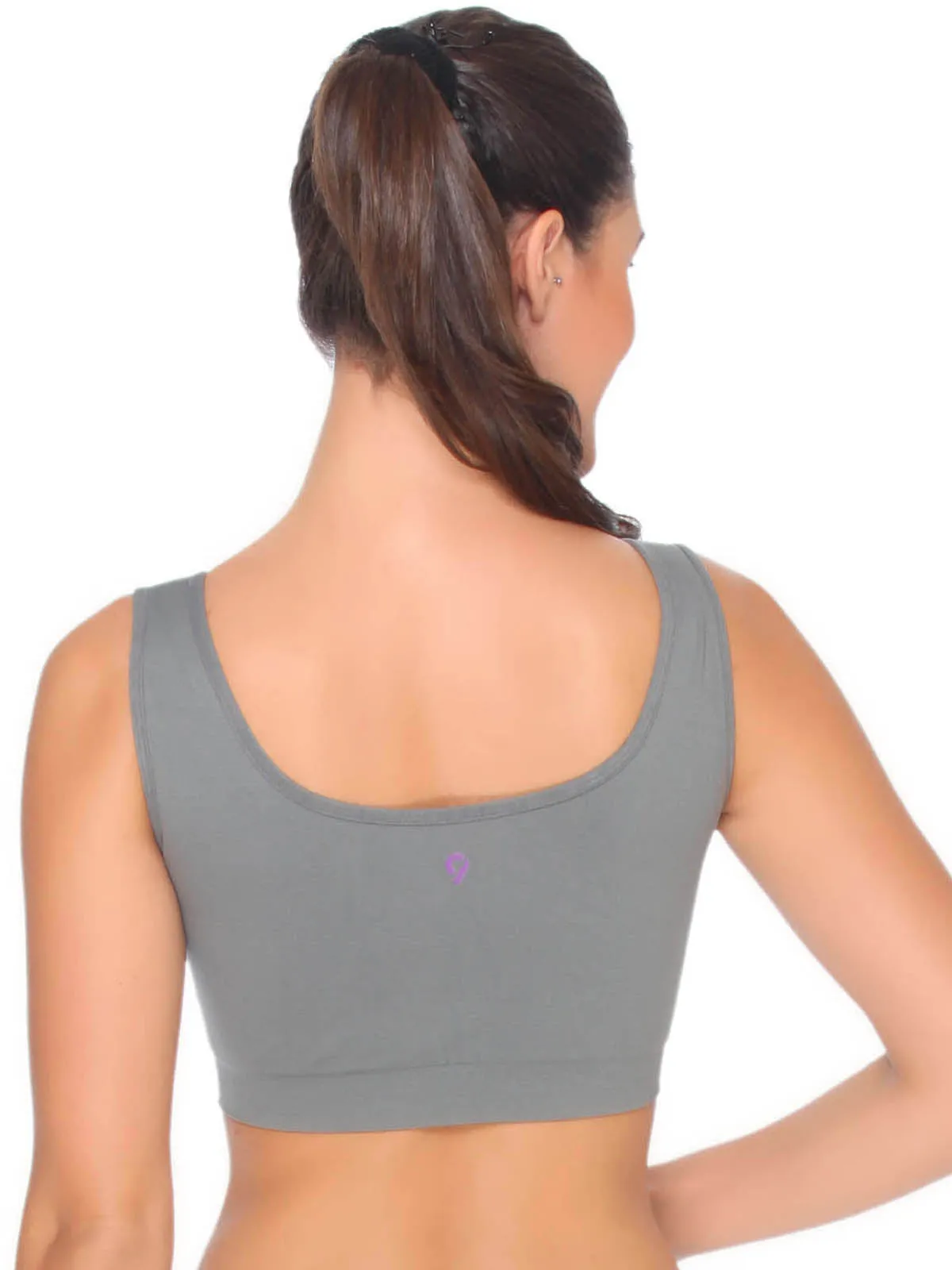 C9 Airwear Seamless Sports Bra For Women - Grey