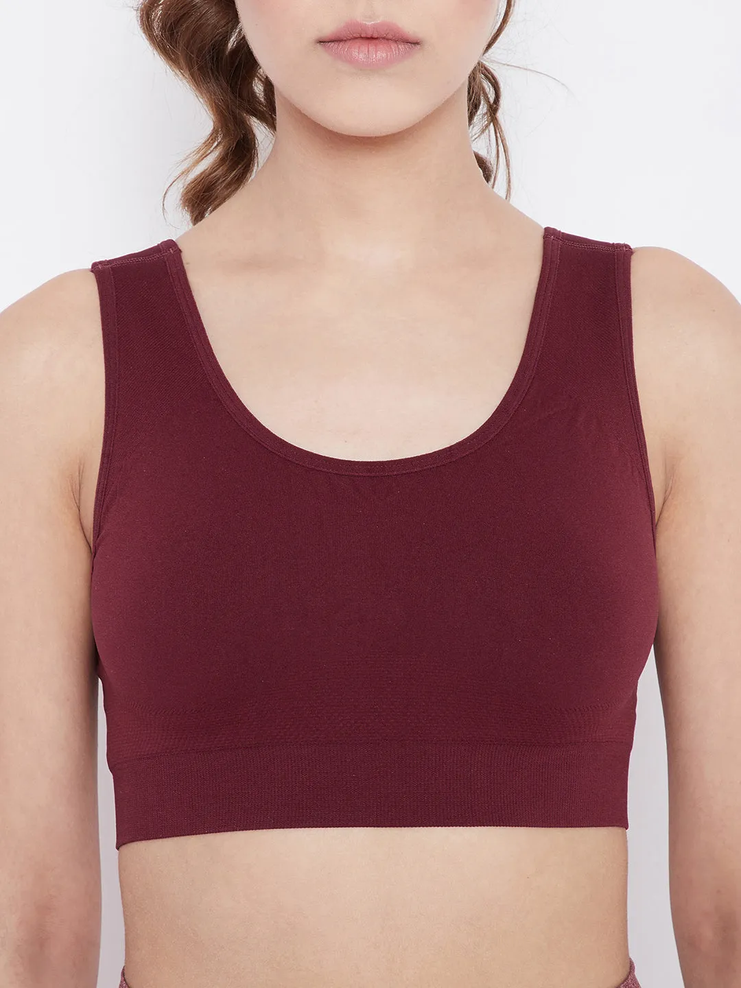 C9 Airwear Seamless Sports Bra For Women - Grey