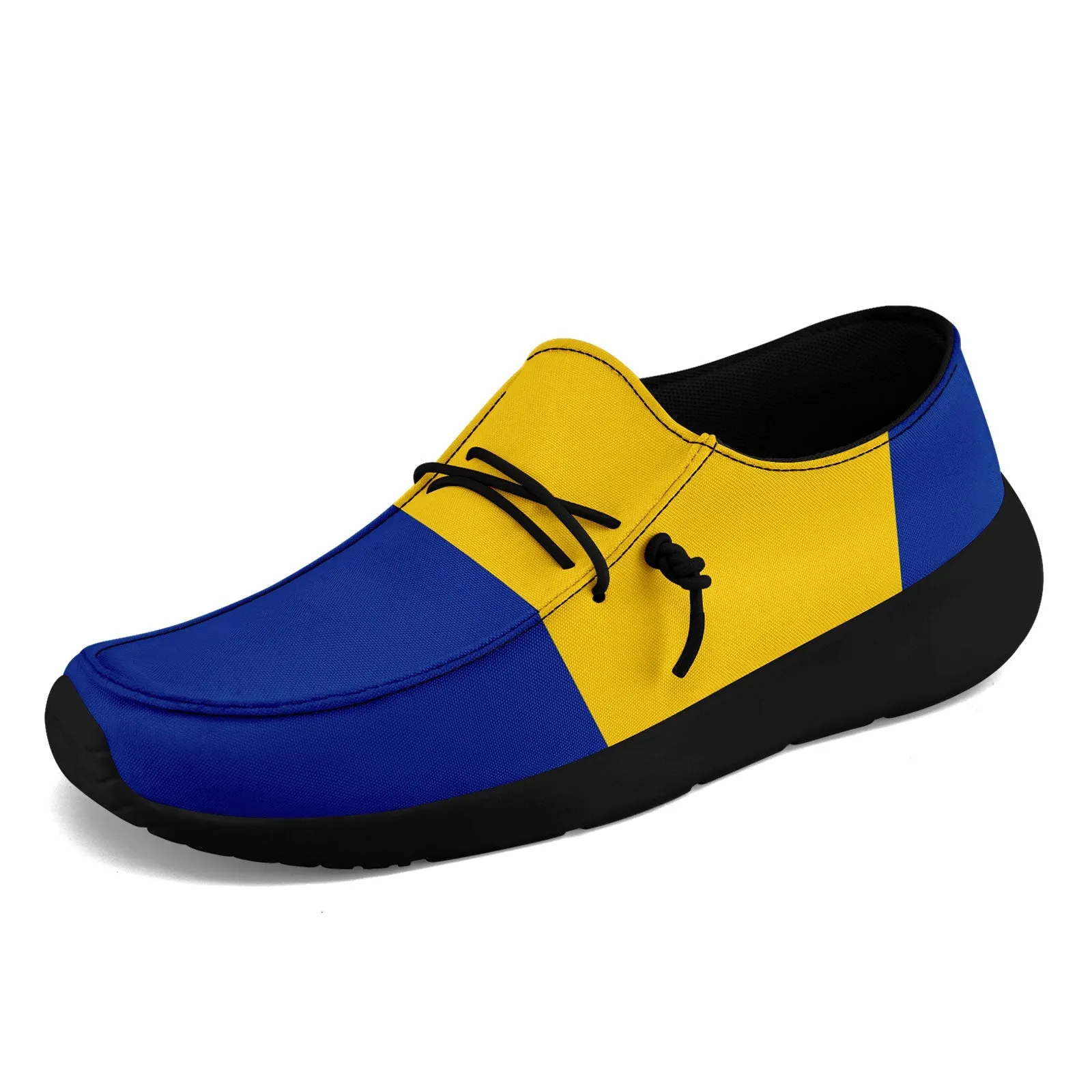 Custom Blue Yellow Los Angeles Jacket and Sports Shoes Combo Offer Personalized Combo ZH-D020294-15