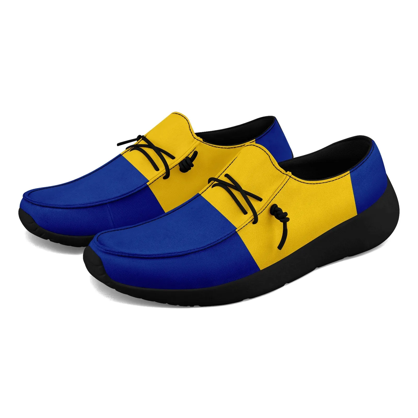 Custom Blue Yellow Los Angeles Jacket and Sports Shoes Combo Offer Personalized Combo ZH-D020294-15