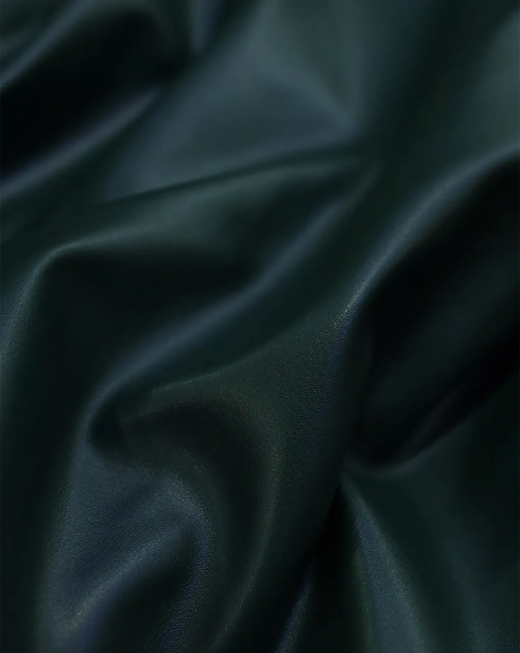 Dark Green Leatherite Fabric