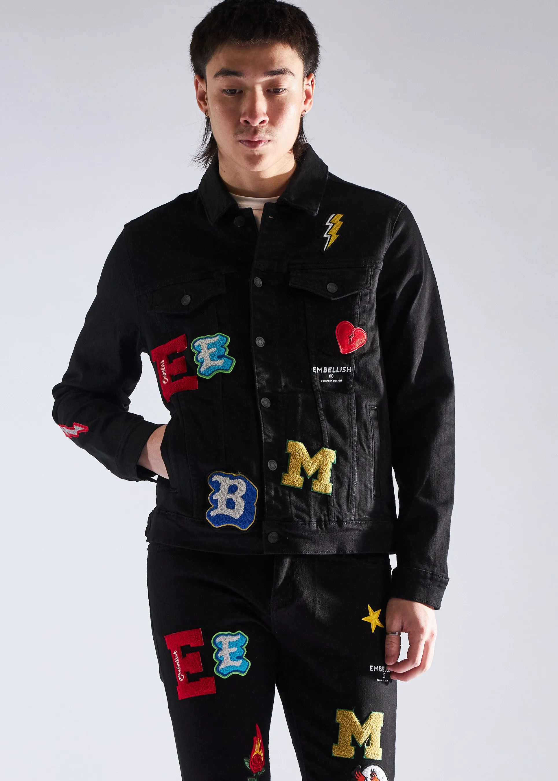 Devin Denim Jacket (Black)