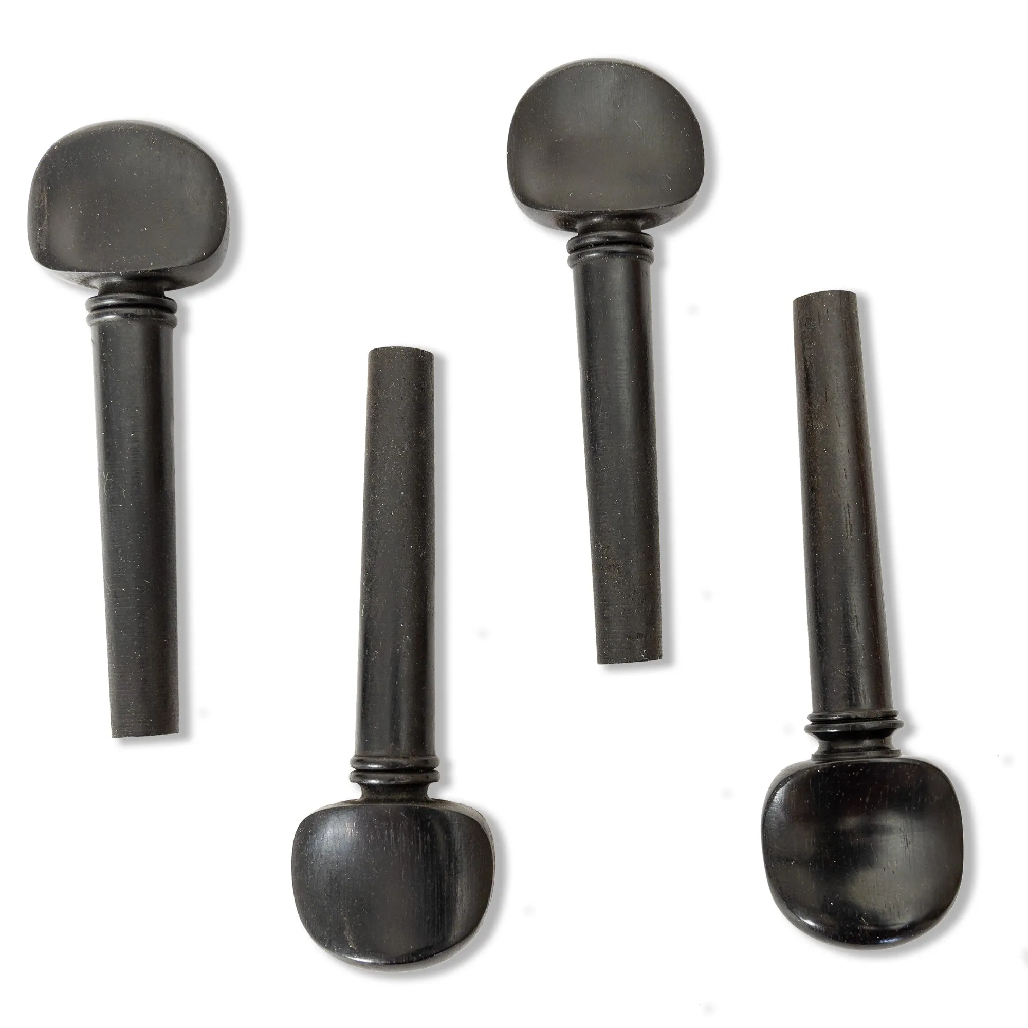 Ebony Violin Peg Sets in Various Styles