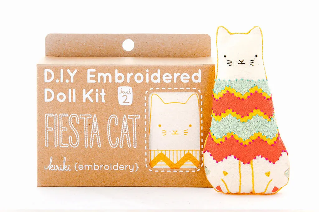 Embroidered Doll Kits by Kiriki Press