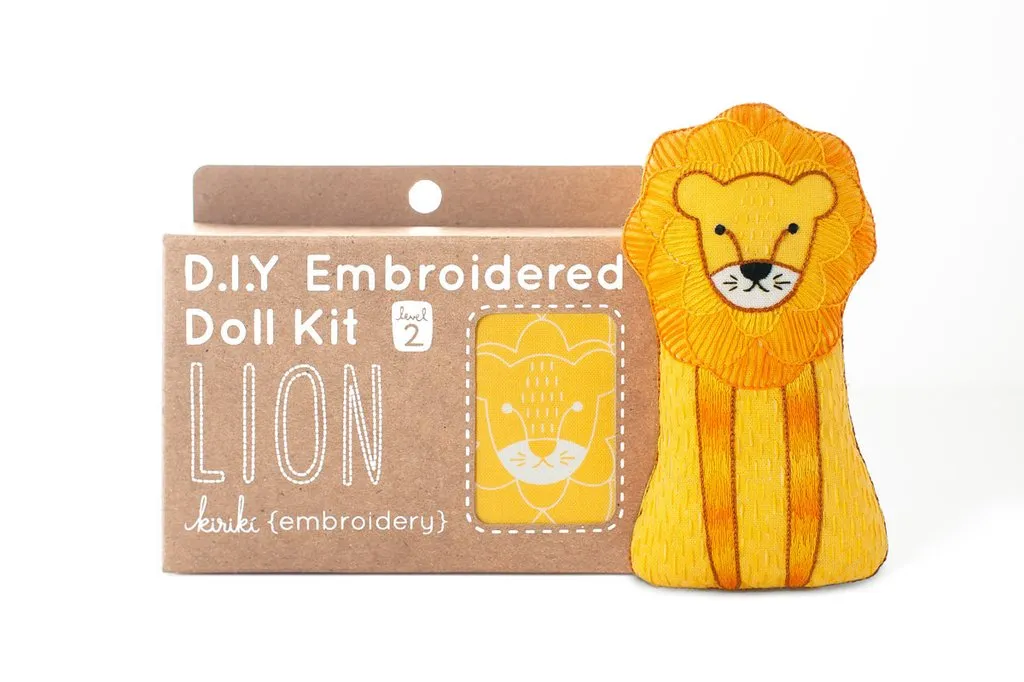 Embroidered Doll Kits by Kiriki Press