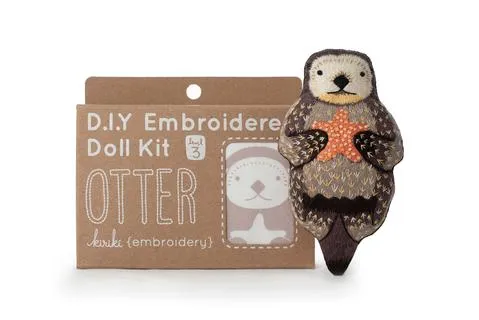 Embroidered Doll Kits by Kiriki Press