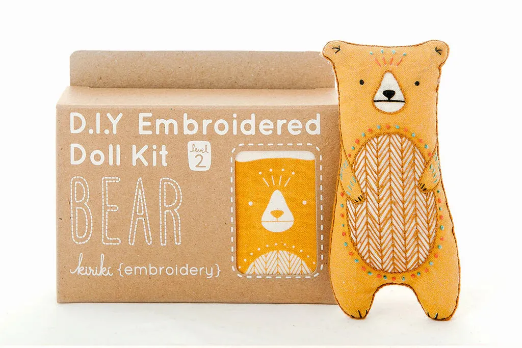 Embroidered Doll Kits by Kiriki Press