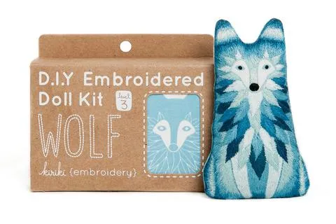 Embroidered Doll Kits by Kiriki Press