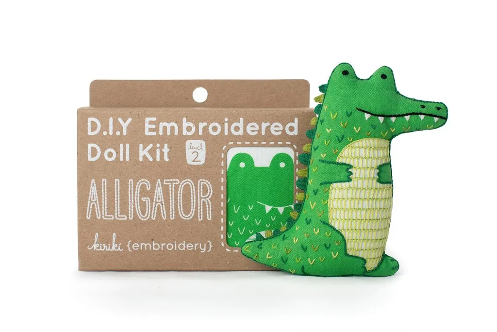 Embroidered Doll Kits by Kiriki Press