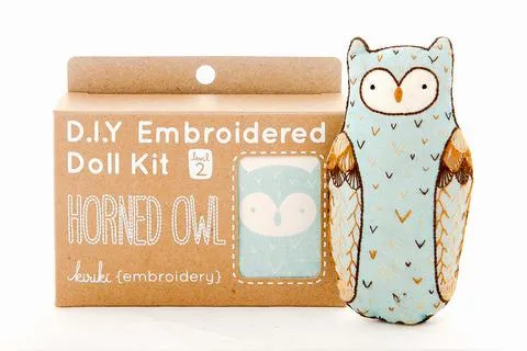 Embroidered Doll Kits by Kiriki Press