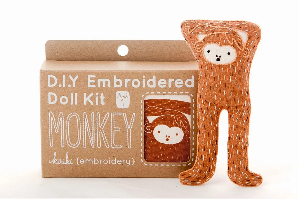 Embroidered Doll Kits by Kiriki Press