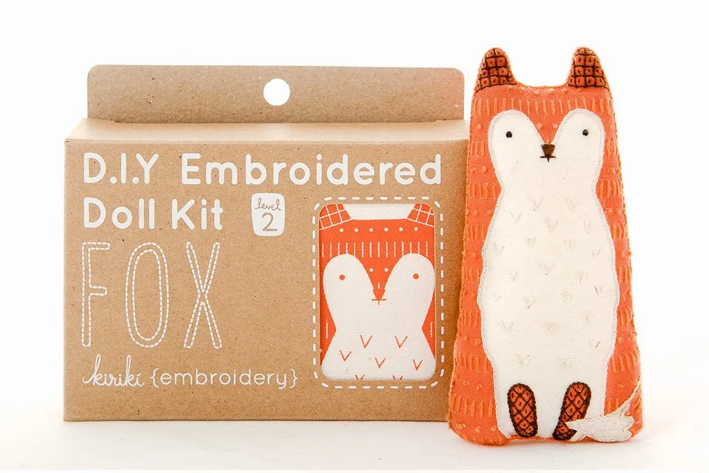 Embroidered Doll Kits by Kiriki Press