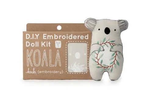 Embroidered Doll Kits by Kiriki Press