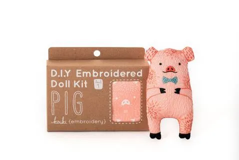 Embroidered Doll Kits by Kiriki Press