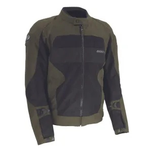 Joe Rocket Valiant Mens Mesh Textile Jacket Green/Black