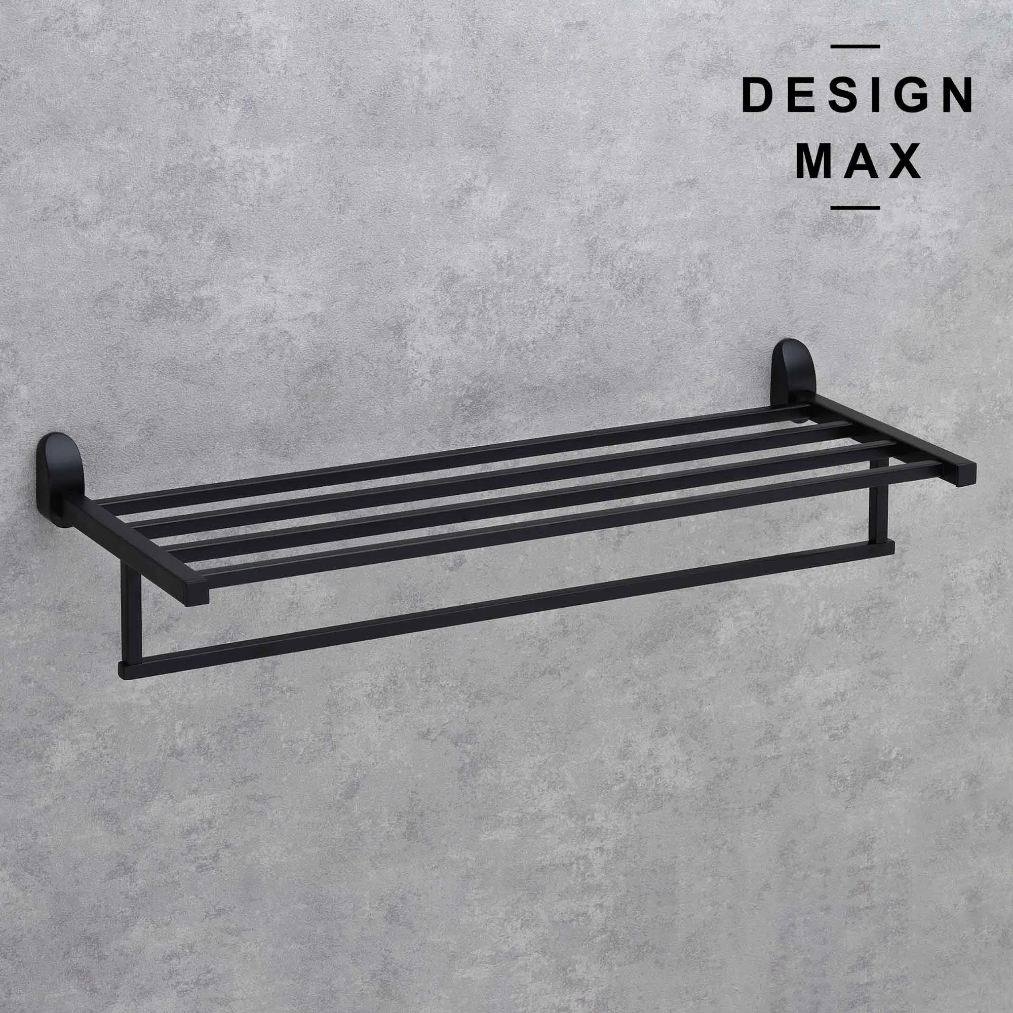 Matte Black Stainless Steel Towel Holder