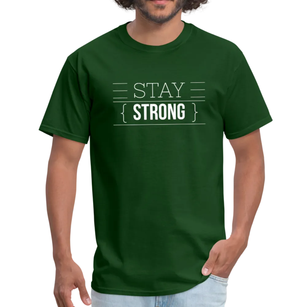 Men's T-Shirt, Stay Strong  Short Sleeve Graphic Tee