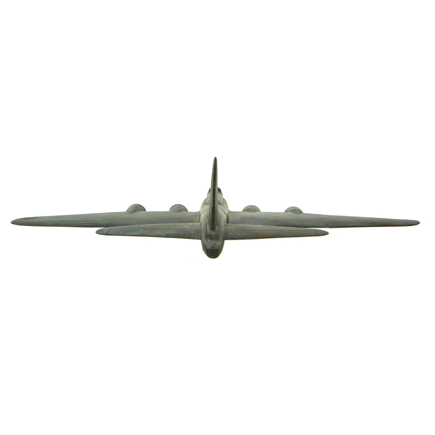 Original U.S. WWII 1942 American B-17 Flying Fortress & German Heinkel 111 Recognition Model Airplanes by Cruver