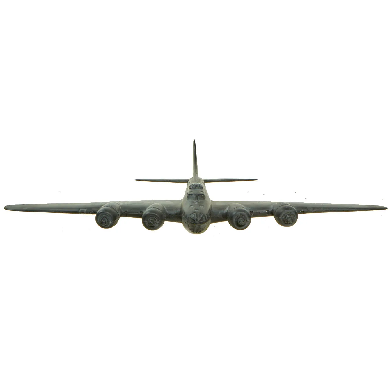 Original U.S. WWII 1942 American B-17 Flying Fortress & German Heinkel 111 Recognition Model Airplanes by Cruver