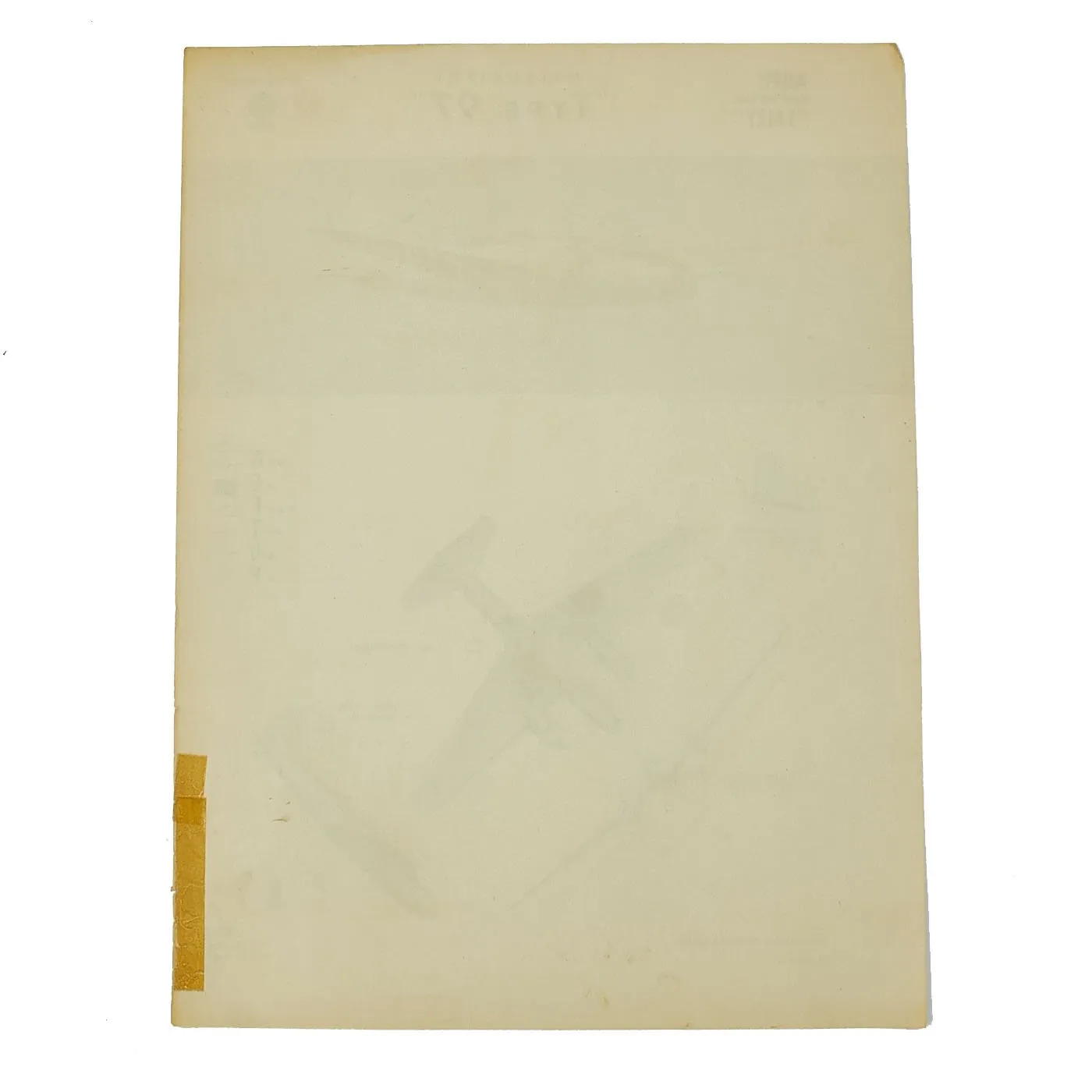 Original U.S. WWII Naval Aviation Training WEFTUP ID Posters - Set of Four - UK, Germany, Japan, Italy Aircraft