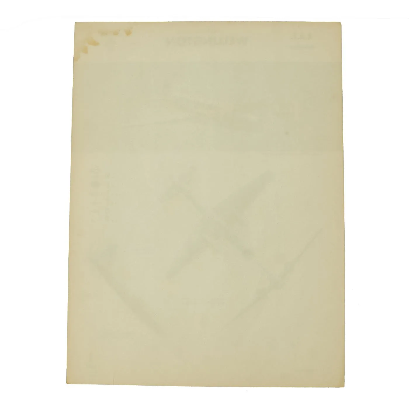 Original U.S. WWII Naval Aviation Training WEFTUP ID Posters - Set of Four - UK, Germany, Japan, Italy Aircraft