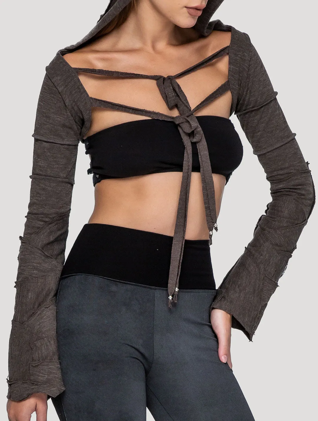 Pecoa Hooded Shrug