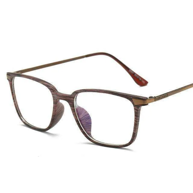 Square, Anti blue light,  radiation reduction, Myopia, Titanium Computer Eye Glasses