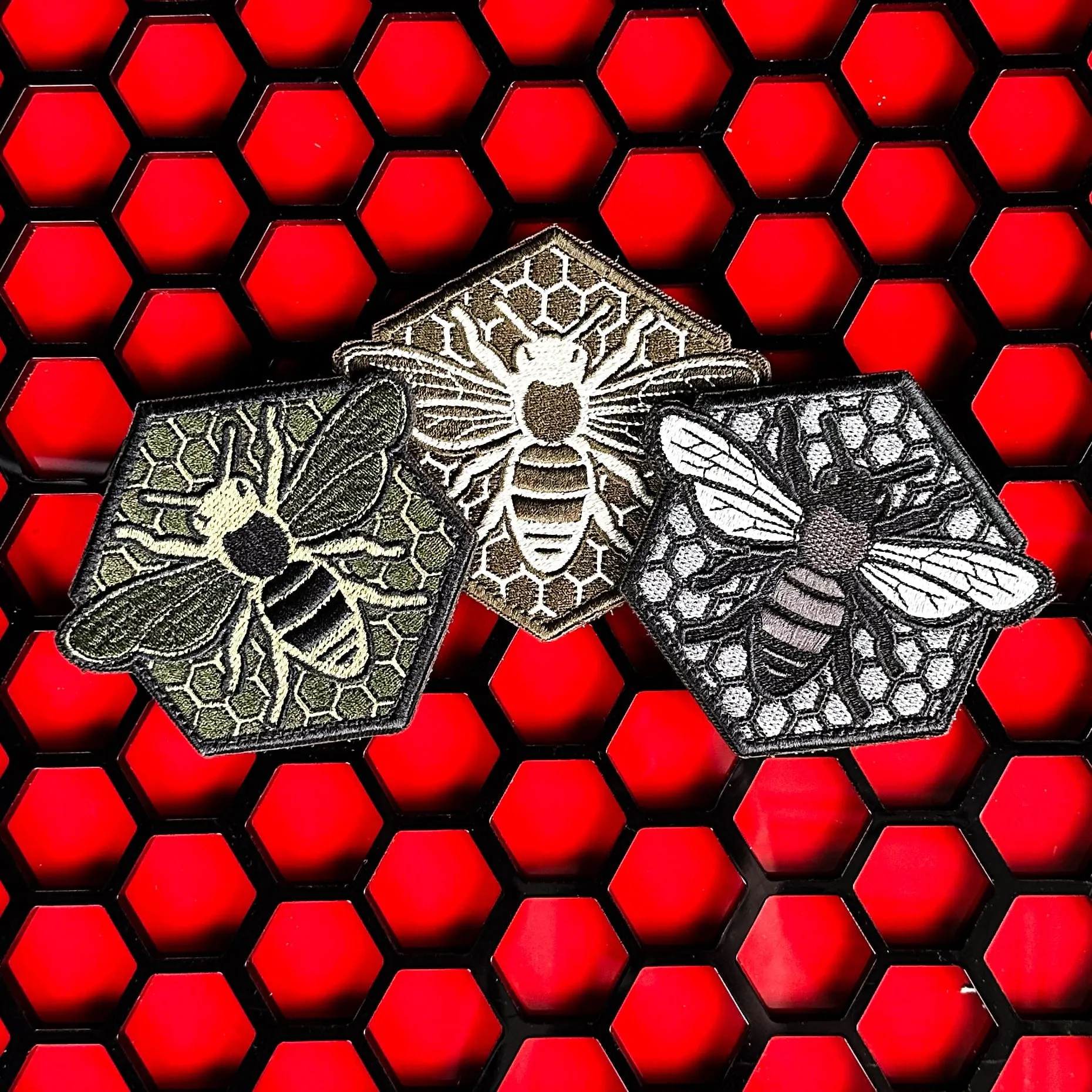 Tactical Bee - 3 inch Patch - Multiple Colors