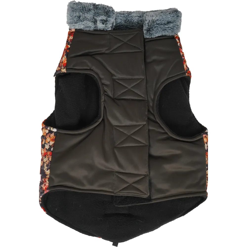Up4pets Small Autumn Leaf Polyester Fleece Jackets for Dogs and Cats