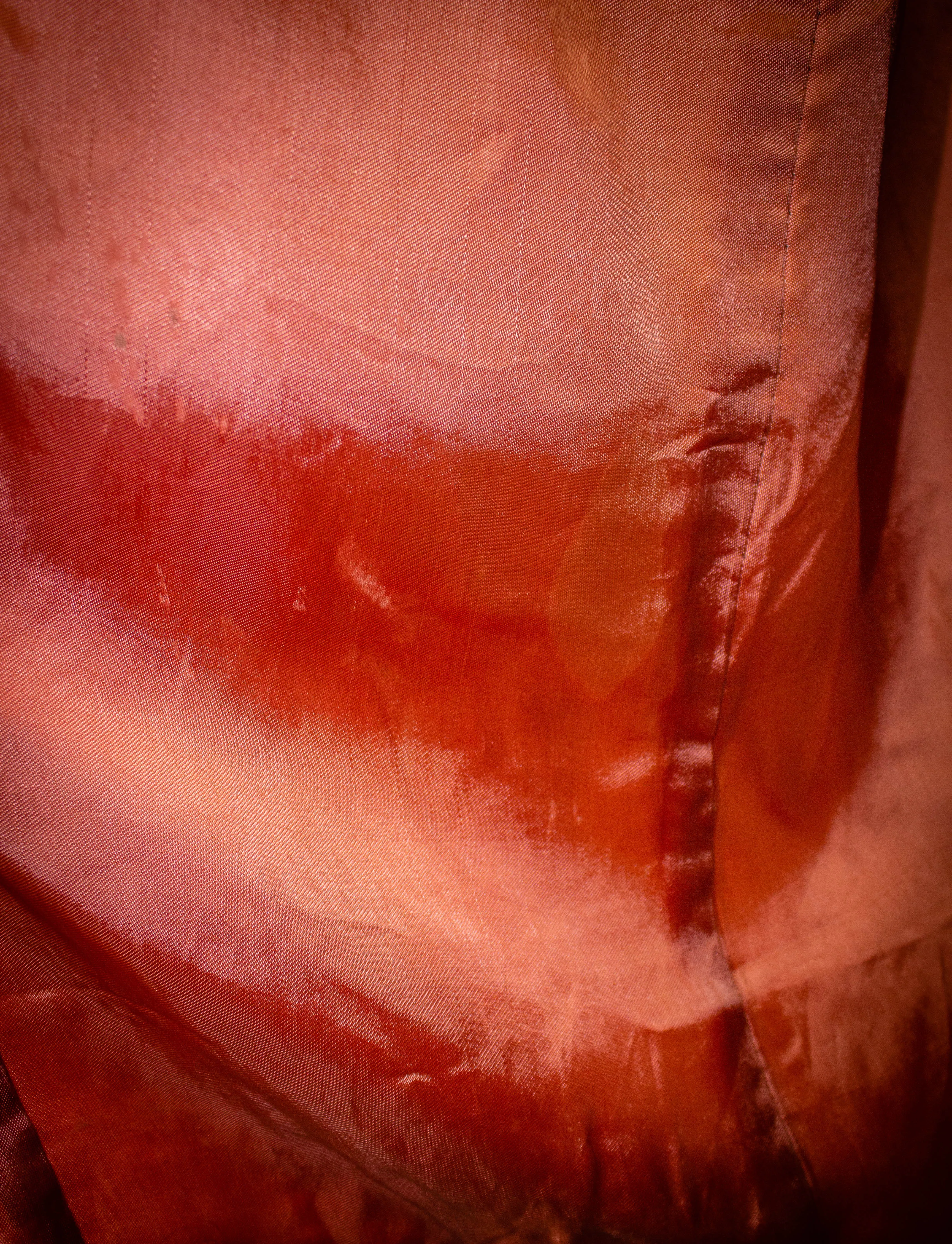 Vintage Japanese Silk Kimono 1940s Pink